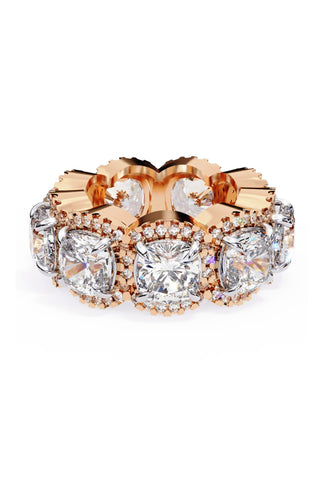 Trilogy silver ring